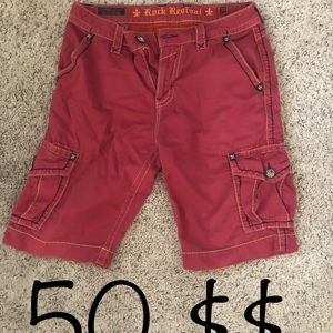 Men’s 32 shorts and Large Tops